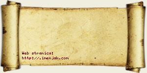 Mina Vidojković vizit kartica